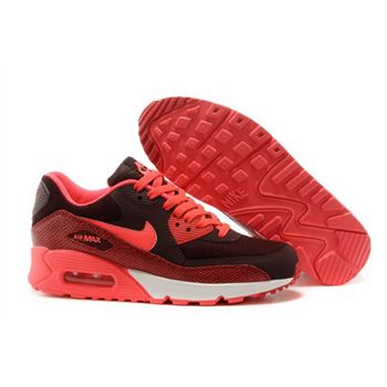 Nike Air Max 90 Womens Shoes 2015 New Releases Black Bright Orange Spain